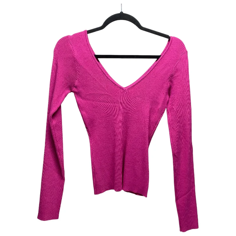 Top Long Sleeve By Clothes Mentor In Pink, Size: L