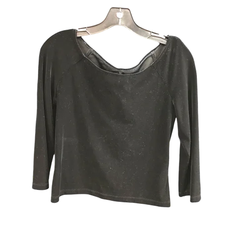 Top Long Sleeve By J.r. Nites In Black, Size: M