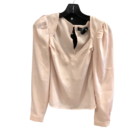 Top Long Sleeve By Lulus In Beige, Size: Xs