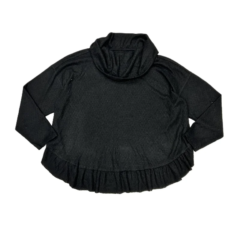 Top Long Sleeve By Maeve In Black, Size: 1x