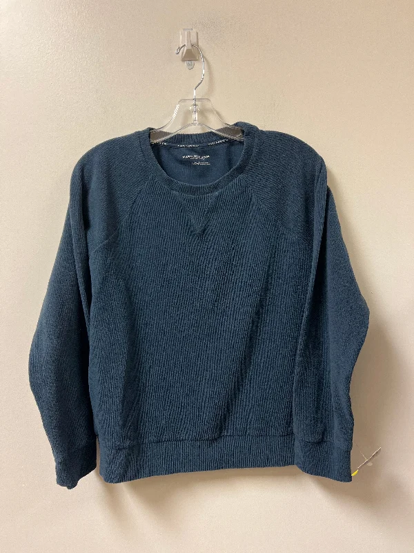 Top Long Sleeve By Marc New York In Blue, Size: S