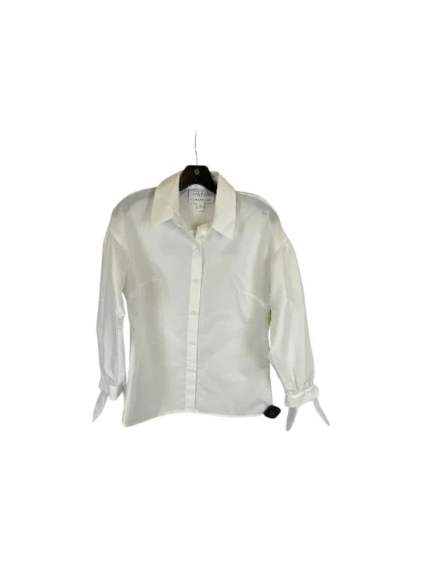 Top Long Sleeve By Mare Mare In White, Size: Xs