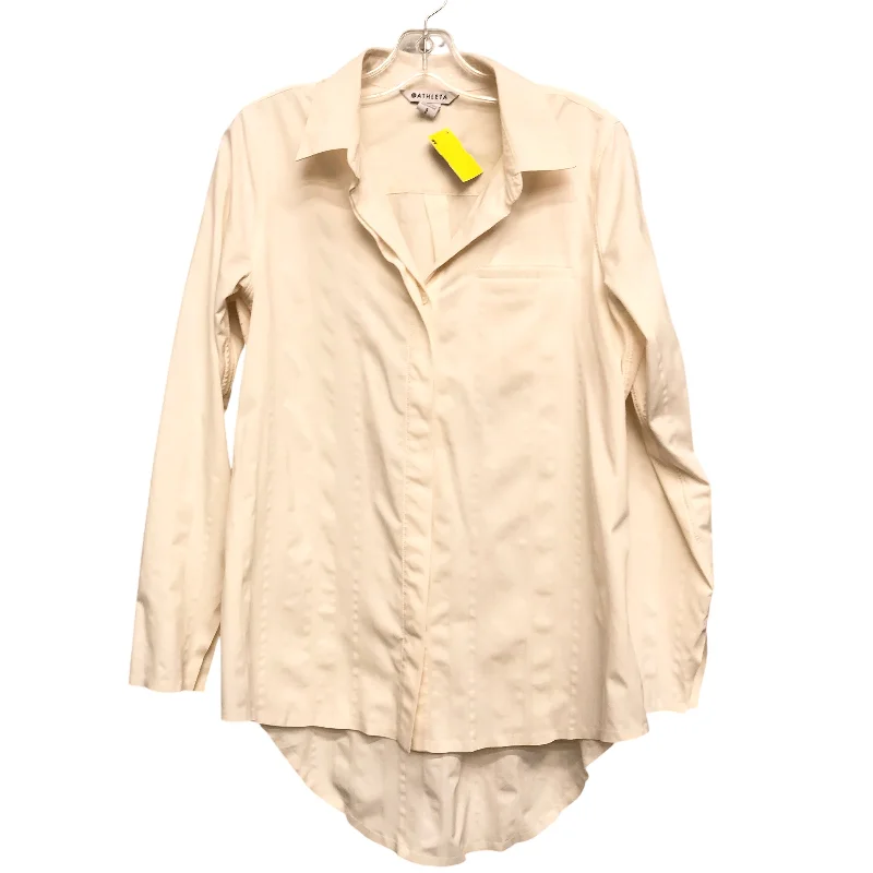 Top Ls By Athleta In Ivory, Size:S