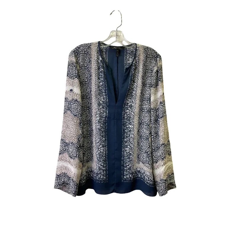 Top Ls By Bcbg In Blue, Size:M