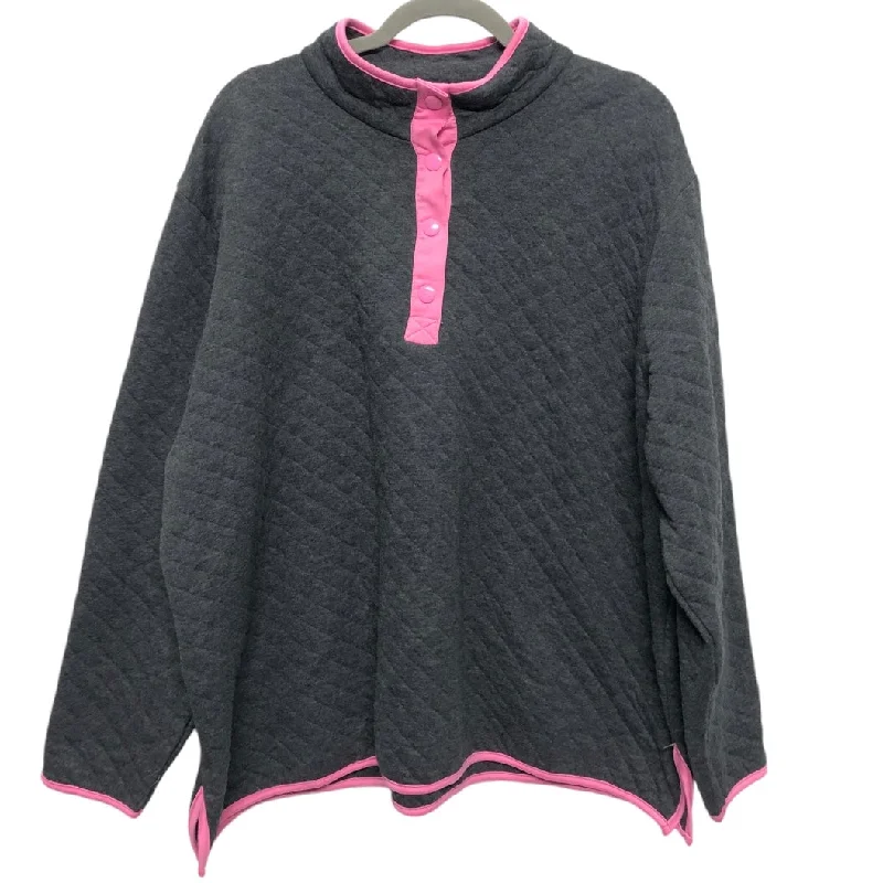 Top Ls By C And C In Grey, Size:2X