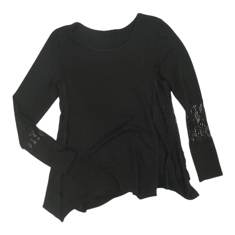 Top Ls By Faded Glory In Black, Size:S