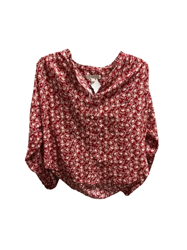 Top Ls By Loft In Floral Print, Size:Xs