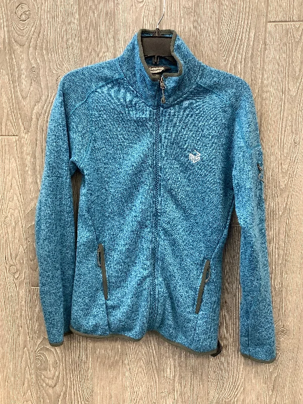 Athletic Jacket By Clothes Mentor In Blue, Size: L