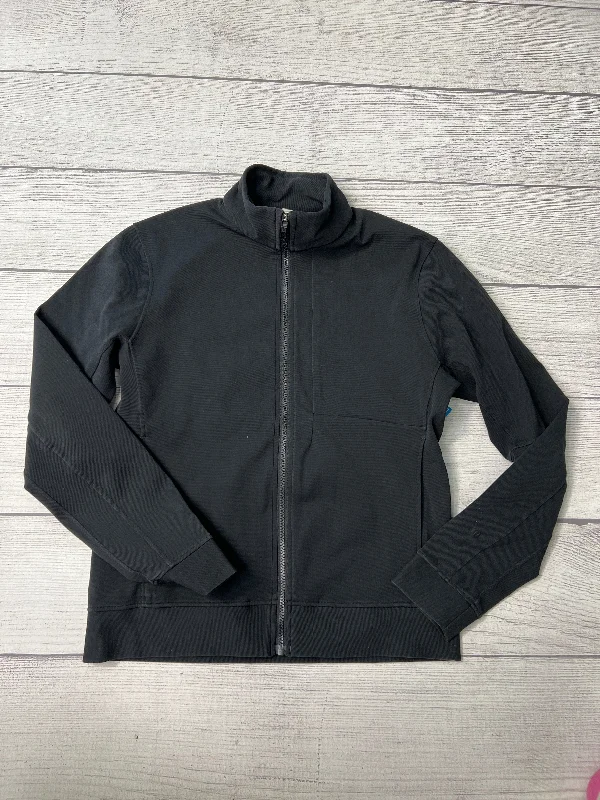 Athletic Jacket By Lululemon In Black, Size: M