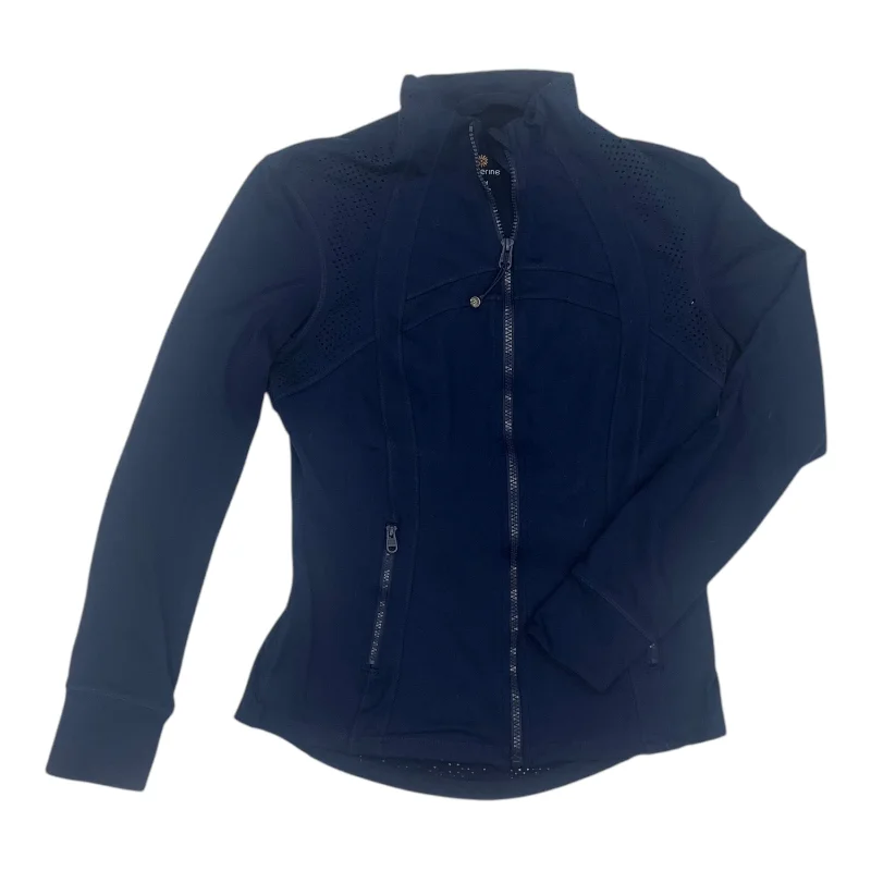 Athletic Jacket By Tangerine In Navy, Size:S