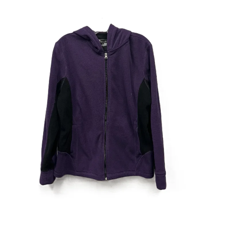 Athletic Jacket By Tek Gear In Purple, Size: Xl