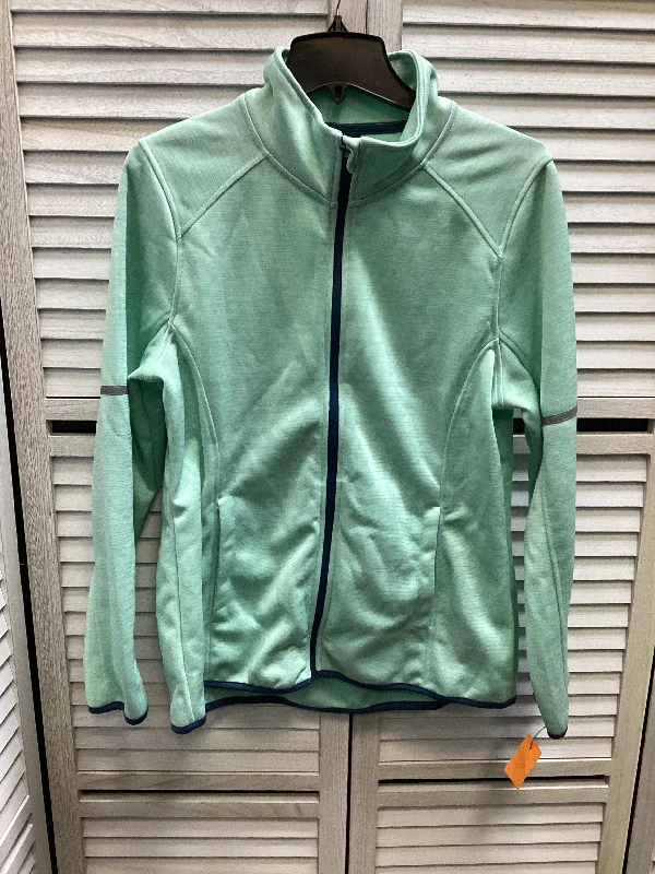 Athletic Jacket By Xersion In Teal, Size: L